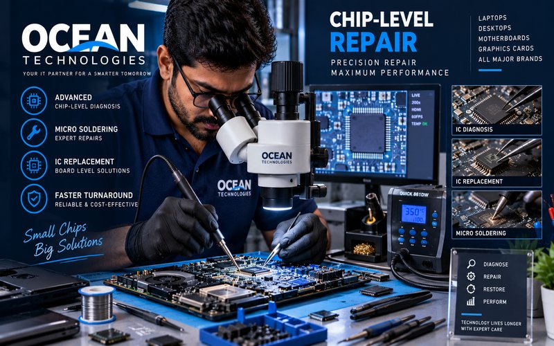 Chip level repair service